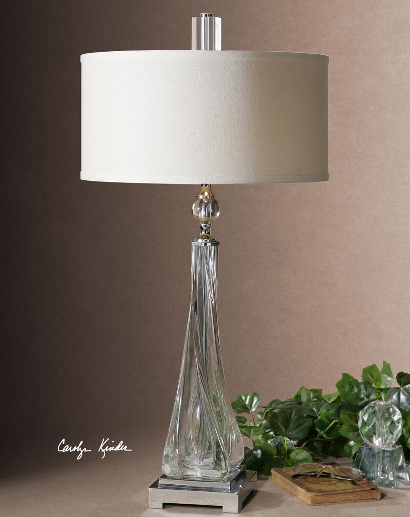 Uttermost Grancona Twisted Glass Table Lamp image number 4